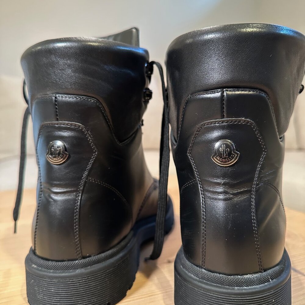 Moncler Combat Boots - Black (Women's EU 38/Size 8) - Picture 5 of 13